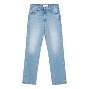 Slimme Pantalon Jeans Mother , Blue , Dames