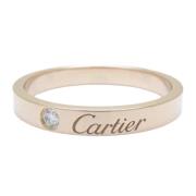 Pre-owned Metal rings Cartier Vintage , Pink , Dames