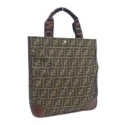 Pre-owned Canvas fendi-bags Fendi Vintage , Brown , Dames