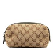 Pre-owned Canvas gucci-bags Gucci Vintage , Beige , Dames