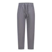 Grijze Stijlvolle Broek Dondup , Gray , Heren