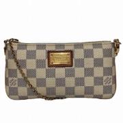 Pre-owned Canvas clutches Louis Vuitton Vintage , White , Dames