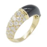 Pre-owned Metal rings Cartier Vintage , Black , Dames