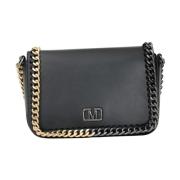 Zwarte Schoudertas Magda met Bicolor Ketting Marc Ellis , Black , Dame...