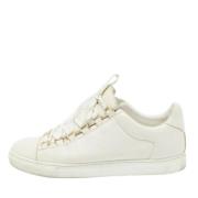 Pre-owned Leather sneakers Balenciaga Vintage , White , Heren