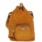 Pre-owned Fabric prada-bags Prada Vintage , Orange , Dames