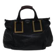 Pre-owned Leather handbags Chloé Pre-owned , Black , Dames