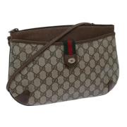 Pre-owned Leather gucci-bags Gucci Vintage , Beige , Dames