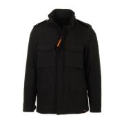 Grijze Field Coat Aspesi , Gray , Heren