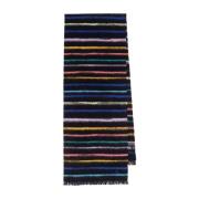 Gestreepte Wol Vierkante Sjaal Multicolor PS By Paul Smith , Multicolo...