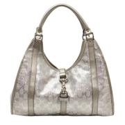 Pre-owned Leather gucci-bags Gucci Vintage , Gray , Dames