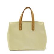 Pre-owned Leather handbags Louis Vuitton Vintage , Yellow , Dames