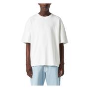 Korte mouw ronde hals T-shirt 1989 Studio , White , Heren