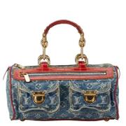 Pre-owned Leather handbags Louis Vuitton Vintage , Blue , Dames