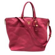 Pre-owned Leather prada-bags Prada Vintage , Red , Dames