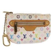 Pre-owned Canvas pouches Louis Vuitton Vintage , White , Dames