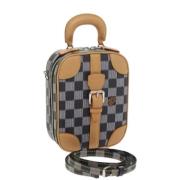 Pre-owned Canvas louis-vuitton-bags Louis Vuitton Vintage , Blue , Dam...