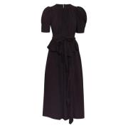 Lange jurk met ruchedetail Ulla Johnson , Black , Dames