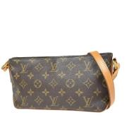 Pre-owned Canvas louis-vuitton-bags Louis Vuitton Vintage , Brown , Da...