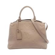 Pre-owned Leather louis-vuitton-bags Louis Vuitton Vintage , Beige , D...