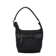 Pre-owned Canvas gucci-bags Gucci Vintage , Black , Dames