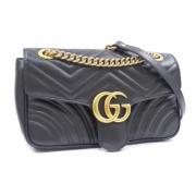 Pre-owned Leather gucci-bags Gucci Vintage , Black , Dames