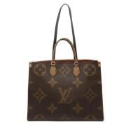 Pre-owned Canvas handbags Louis Vuitton Vintage , Brown , Dames