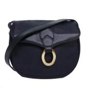 Pre-owned Canvas dior-bags Dior Vintage , Blue , Dames