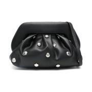 Kralen Clutch Tas met Afneembare Band THEMOIRè , Black , Dames