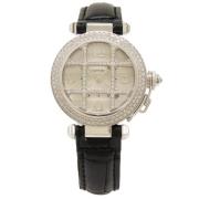 Pre-owned Metal watches Cartier Vintage , Gray , Dames