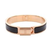 Pre-owned Metal bracelets Hermès Vintage , Black , Dames