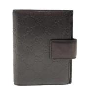 Pre-owned Leather home-office Gucci Vintage , Black , Dames