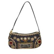 Pre-owned Canvas dior-bags Dior Vintage , Blue , Dames