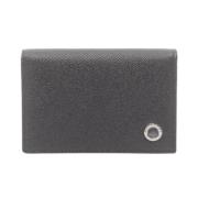 Pre-owned Leather wallets Bvlgari Vintage , Black , Dames