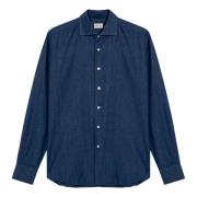 Casual overhemd met lange mouwen Xacus , Blue , Heren