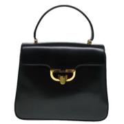 Pre-owned Leather gucci-bags Gucci Vintage , Black , Dames