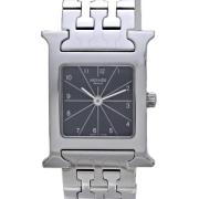 Pre-owned Metal watches Hermès Vintage , Black , Dames