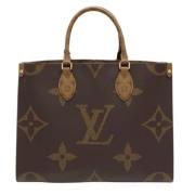 Pre-owned Canvas totes Louis Vuitton Vintage , Brown , Dames