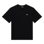 Korte mouwen ronde hals T-shirt Rotate Birger Christensen , Black , Da...