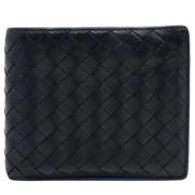 Pre-owned Leather wallets Bottega Veneta Vintage , Black , Dames