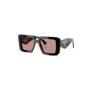 PR 23Ys 27B60B Sunglasses Prada , Black , Dames