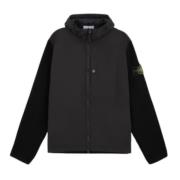 Lichtgewicht Nylon Blouson Jas Stone Island , Black , Heren