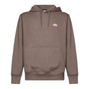 Katoenen Hoodie met Kangoeroezakken Dickies , Brown , Heren