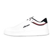 Witte sneakers met blauwe accenten Ellesse , White , Heren