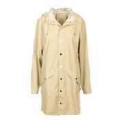 Lange Waterdichte Jas voor Alle Weersomstandigheden Rains , Beige , Da...