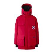 Expedition Lange Heren Parka Canada Goose , Red , Heren