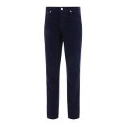 Gekleurde Katoenen Broek Brunello Cucinelli , Blue , Heren