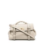 Gevlochten Handvat Crossbody Tas in Beige Mulberry , Beige , Dames