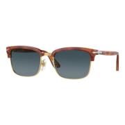 Stijlvolle zonnebril met kleurrijke lenzen Persol , Brown , Unisex