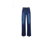 Blauwe Denim Flare Jeans Liu Jo , Blue , Dames